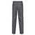 Mens wool mix trouser with black satin stripe